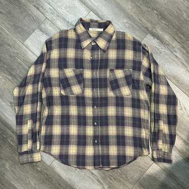 Mnml loose woven flannel - Gem