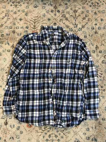 Vintage Blue Chaps Flannel - image 1