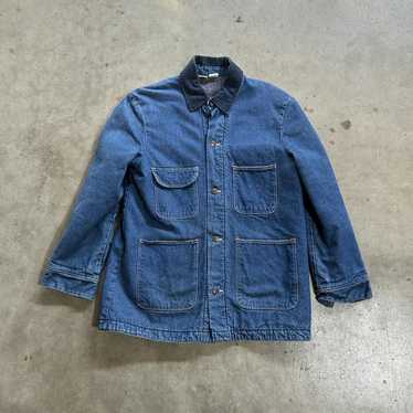 Vintage 1980s Wrangler Bluebell Big Ben Denim Coat Chore newest Jacket Workwear Fall