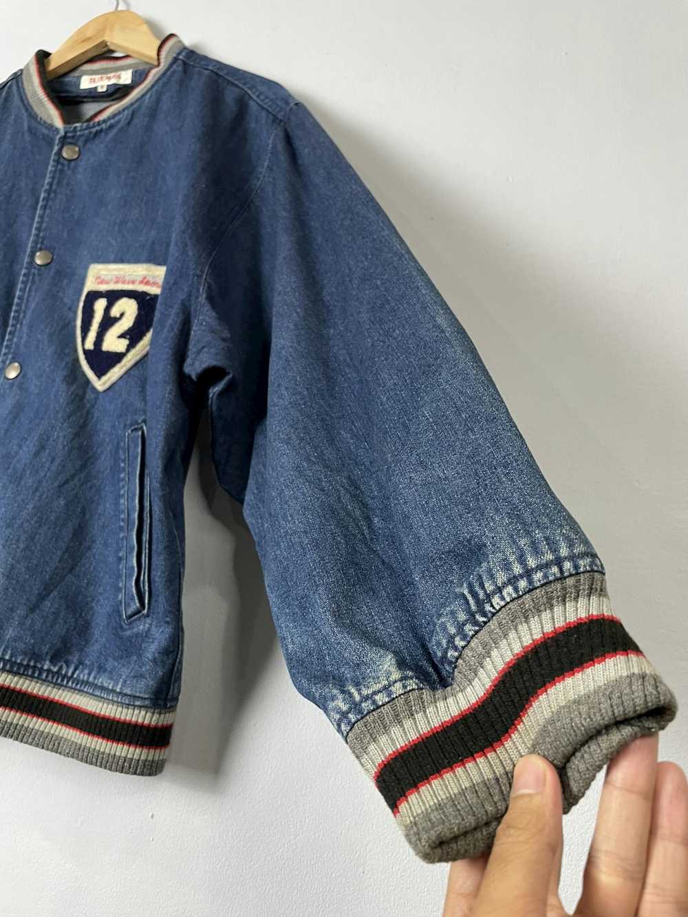 Denim Jacket × Japanese Brand × Varsity Japanese … - image 3