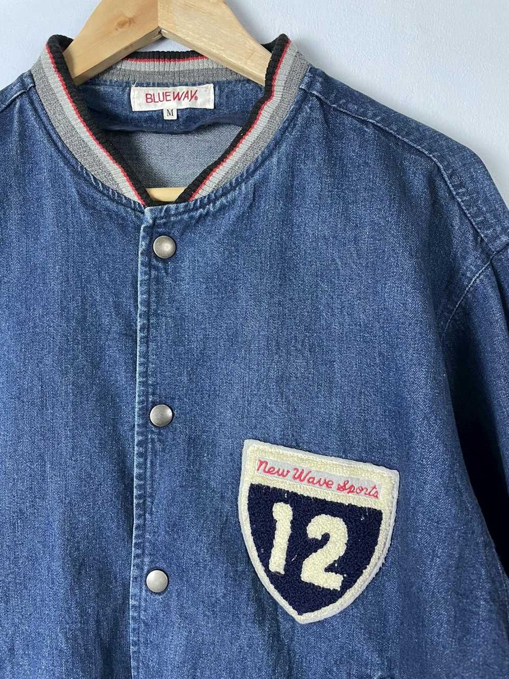 Denim Jacket × Japanese Brand × Varsity Japanese … - image 4