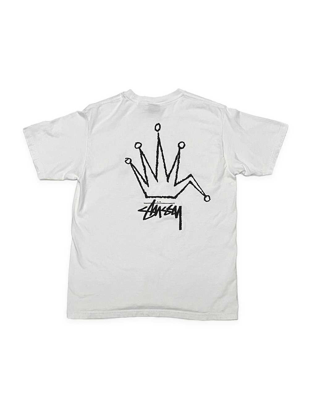 Stussy Stussy Broken Crown Tee in White - image 3