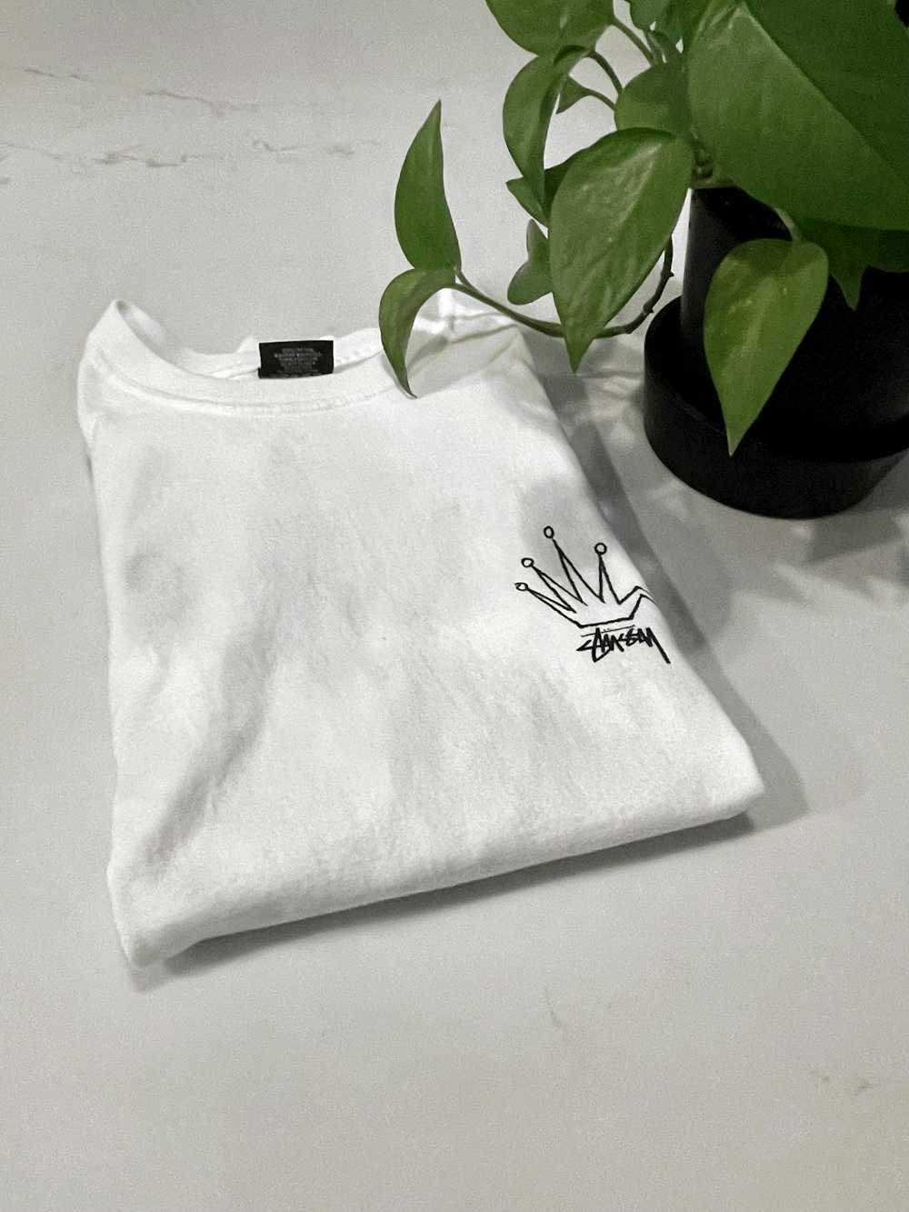 Stussy Stussy Broken Crown Tee in White - image 6