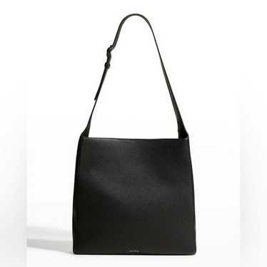 The Row The Row Piper Leather Hobo Bag in Black