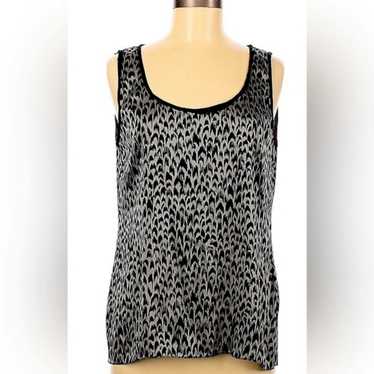 Elie Tahari Elie Tahari Black Silk Sleeveless Top - image 1