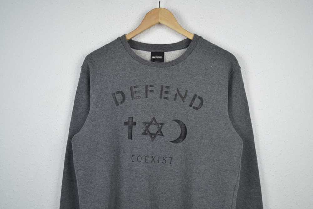 Defend Paris Defend Paris Coexist Men’s Grey Swea… - image 3