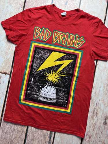BAD BRAINS T-shirt Hardcore Punk Reggae Metal Tee Men's Black 100% Cotton  New