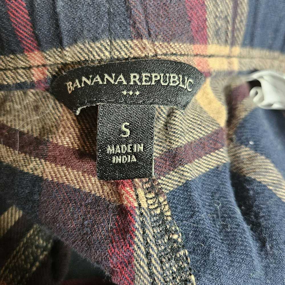 Banana Republic Plaid Cotton Flannel Pajama Pants… - image 3