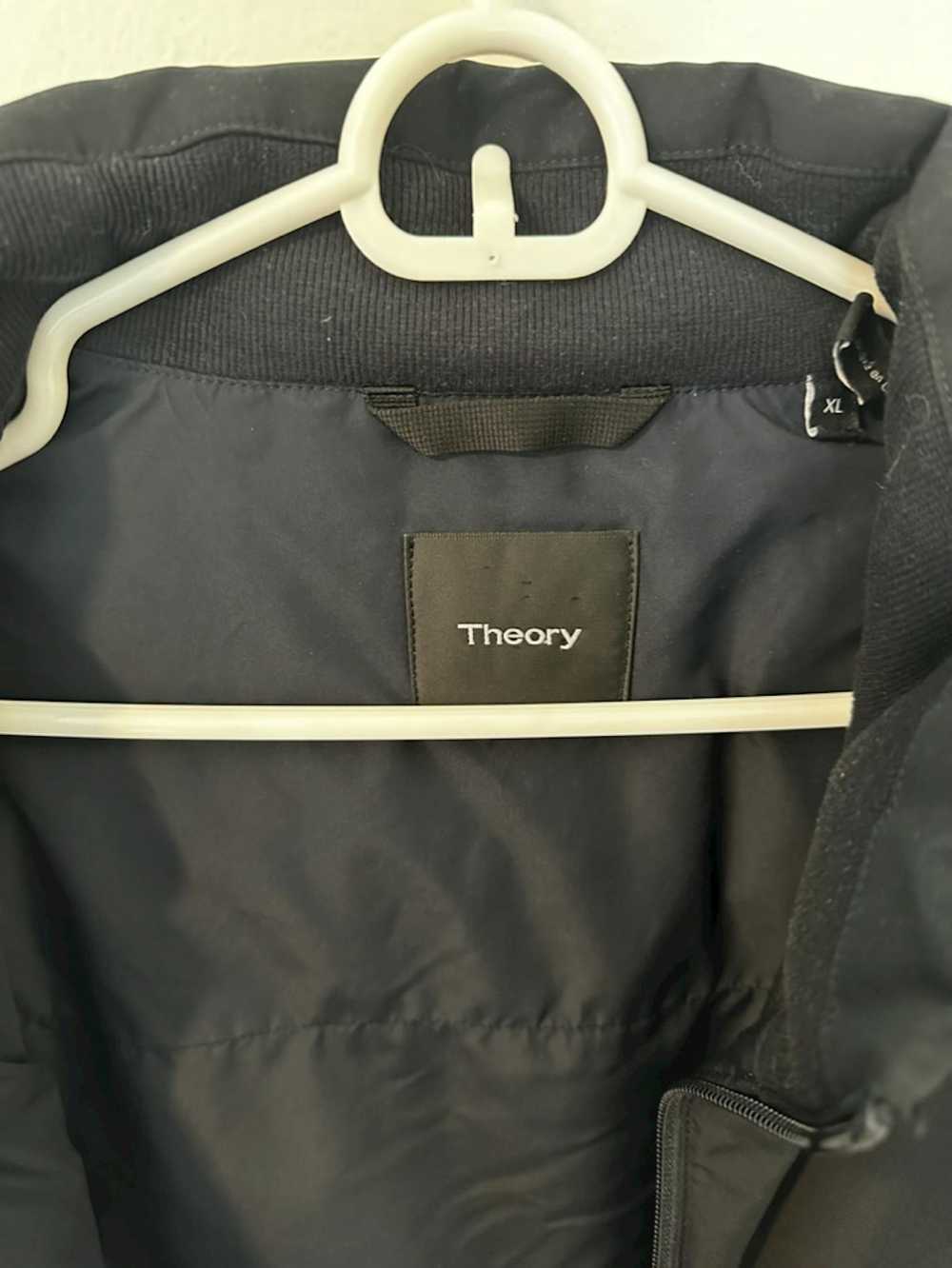 Theory Theory Bomber Jacket Navy Blue XL - image 3