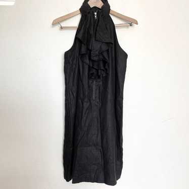 Madison Black Linen Dress