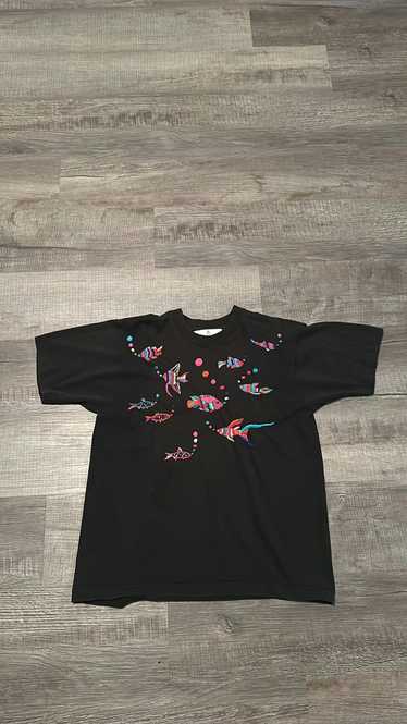Other Vintage 90s colorful fish tee