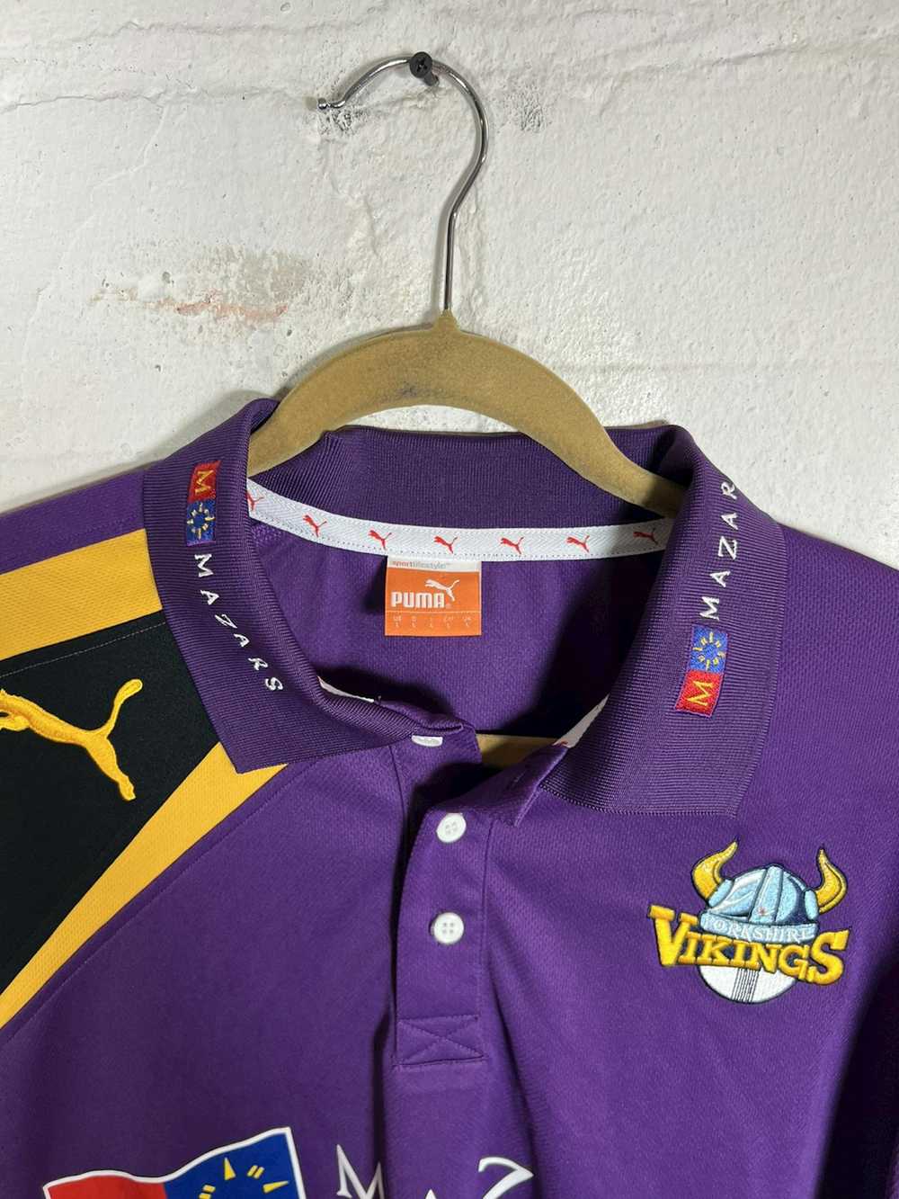 Puma × Vintage YORKSHIRE CCC VIKINGS LONG SLEEVE … - image 3