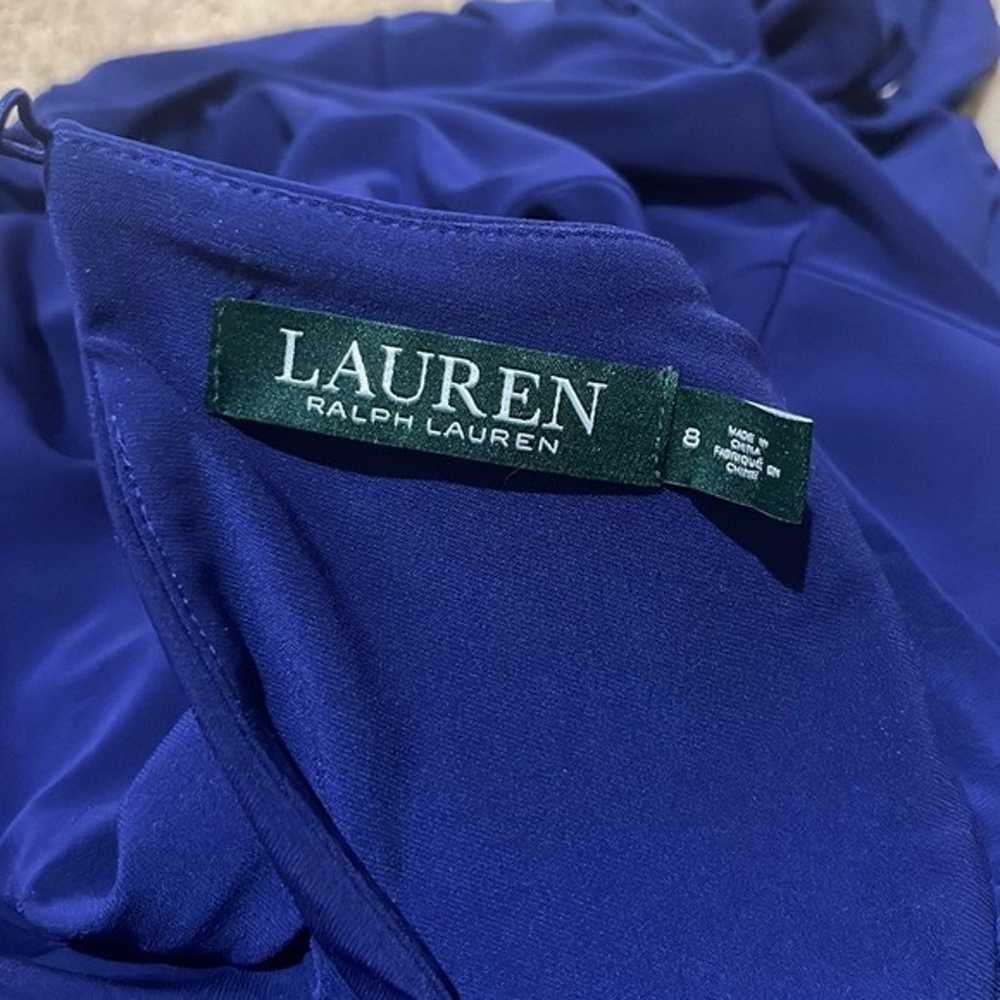 Lauren Ralph Lauren Cobalt Blue Belted Wide Leg J… - image 10