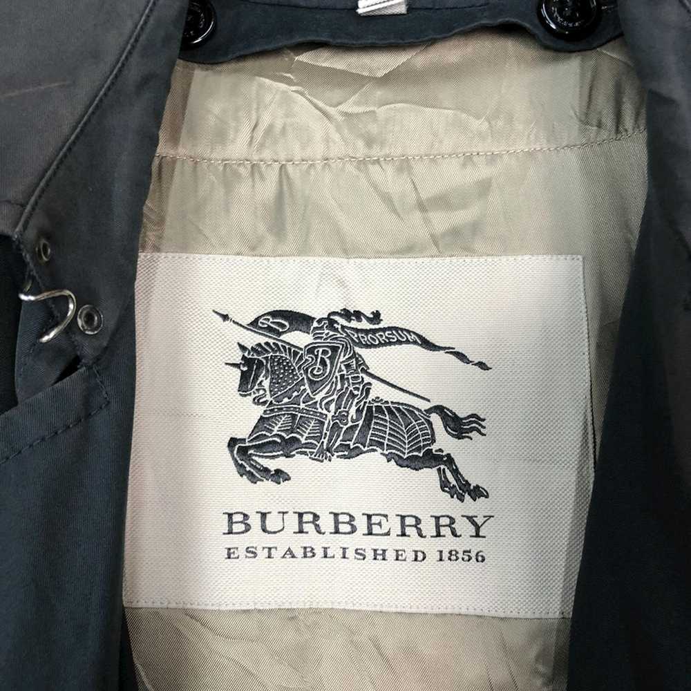 Burberry × Vintage Vtg Burberry Faded Trench Coat… - image 11