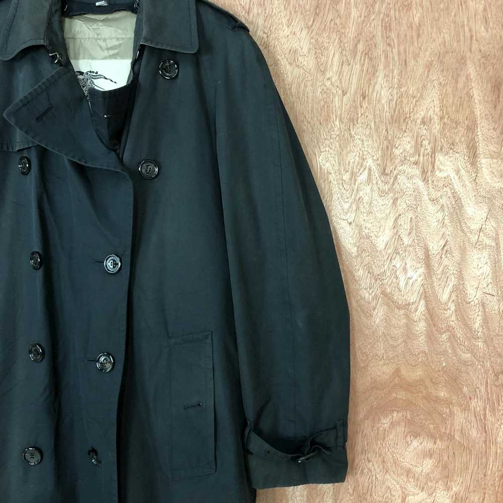 Burberry × Vintage Vtg Burberry Faded Trench Coat… - image 6