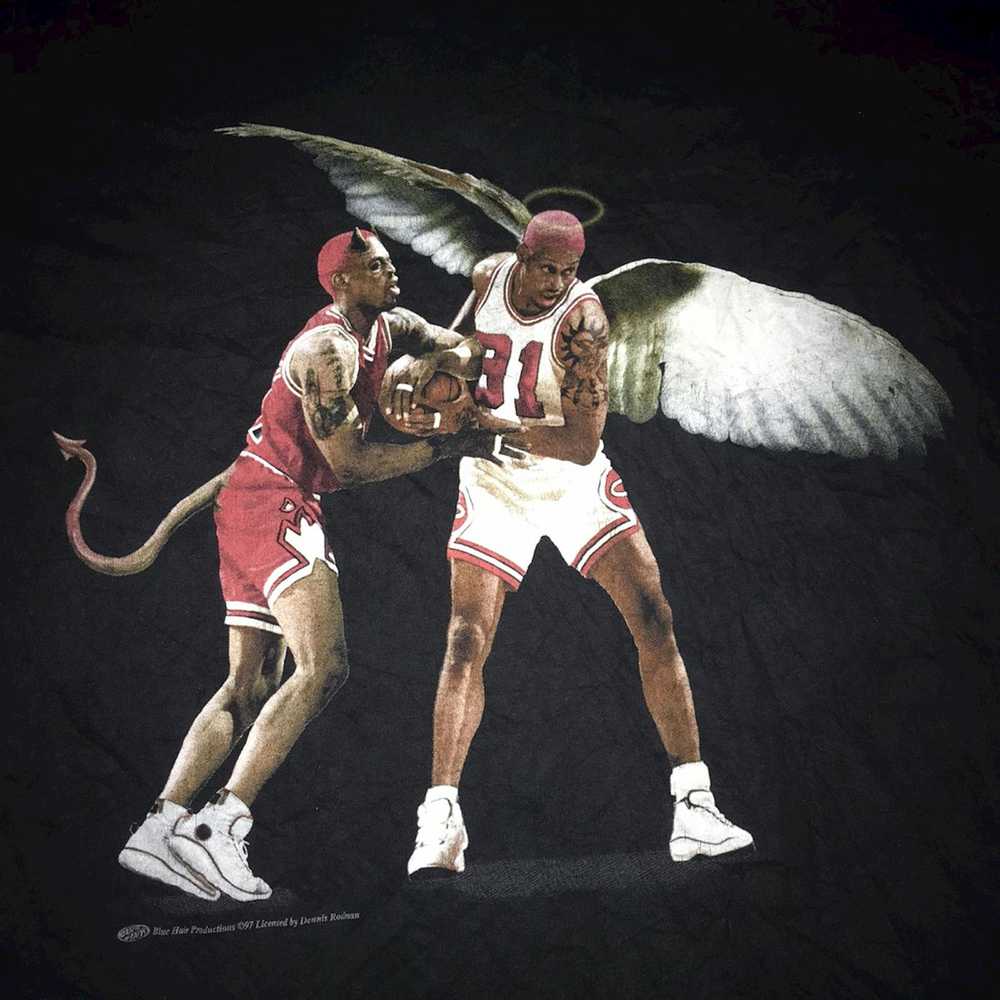 NBA × Streetwear × Vintage Vintage Dennis Rodman … - image 2
