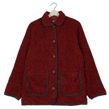 Japanese Brand 🔥Vtg Fleece Jacket Button Fox Fir… - image 1