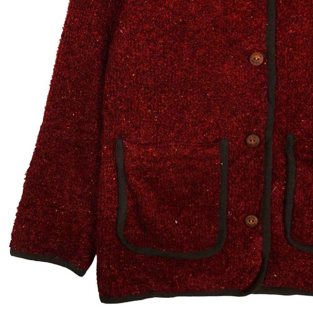 Japanese Brand 🔥Vtg Fleece Jacket Button Fox Fir… - image 4