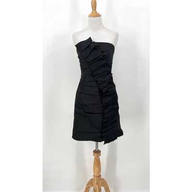 JESSICA MCCLINTOCK Vintage Mini Dress Womens 6 Bl… - image 1