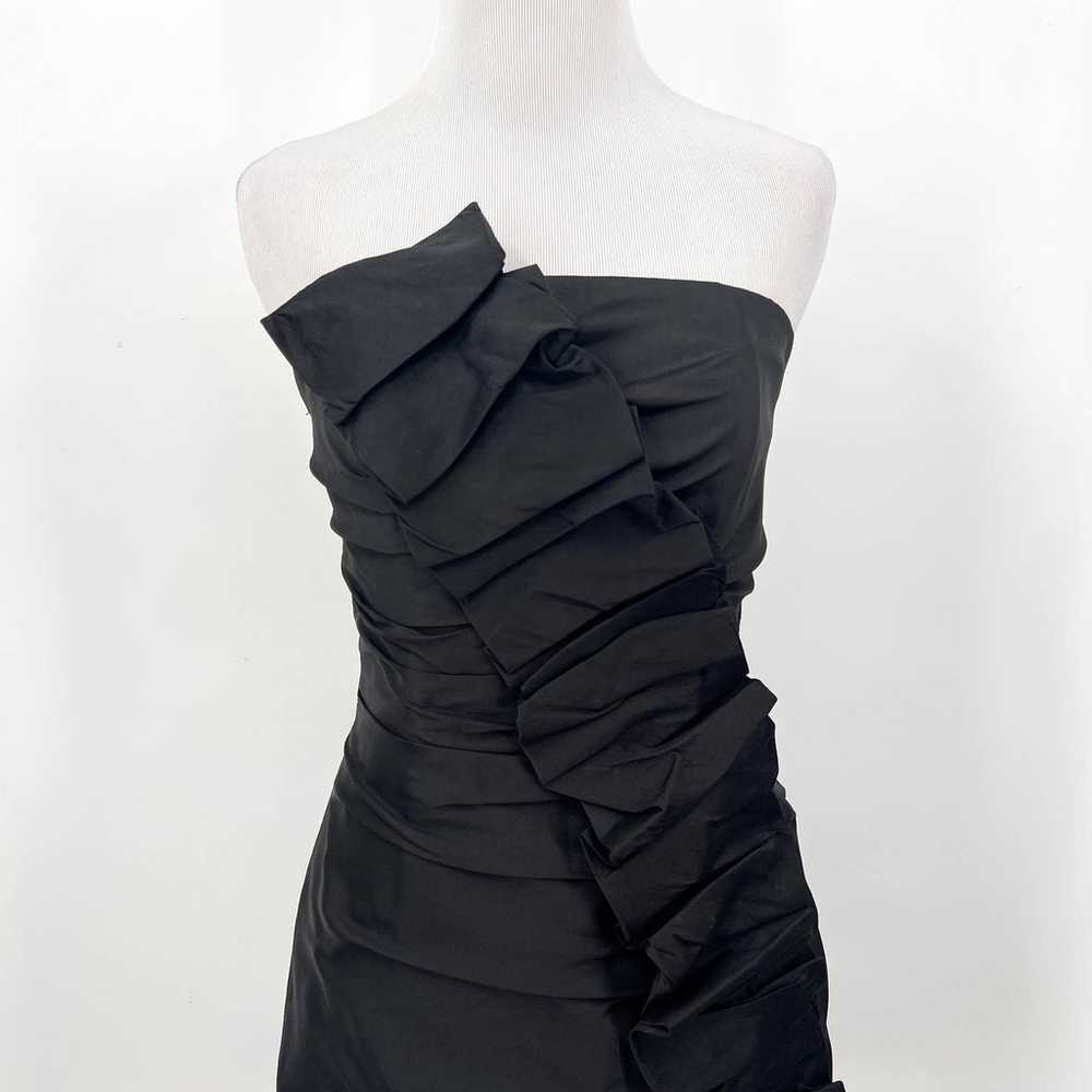 JESSICA MCCLINTOCK Vintage Mini Dress Womens 6 Bl… - image 3
