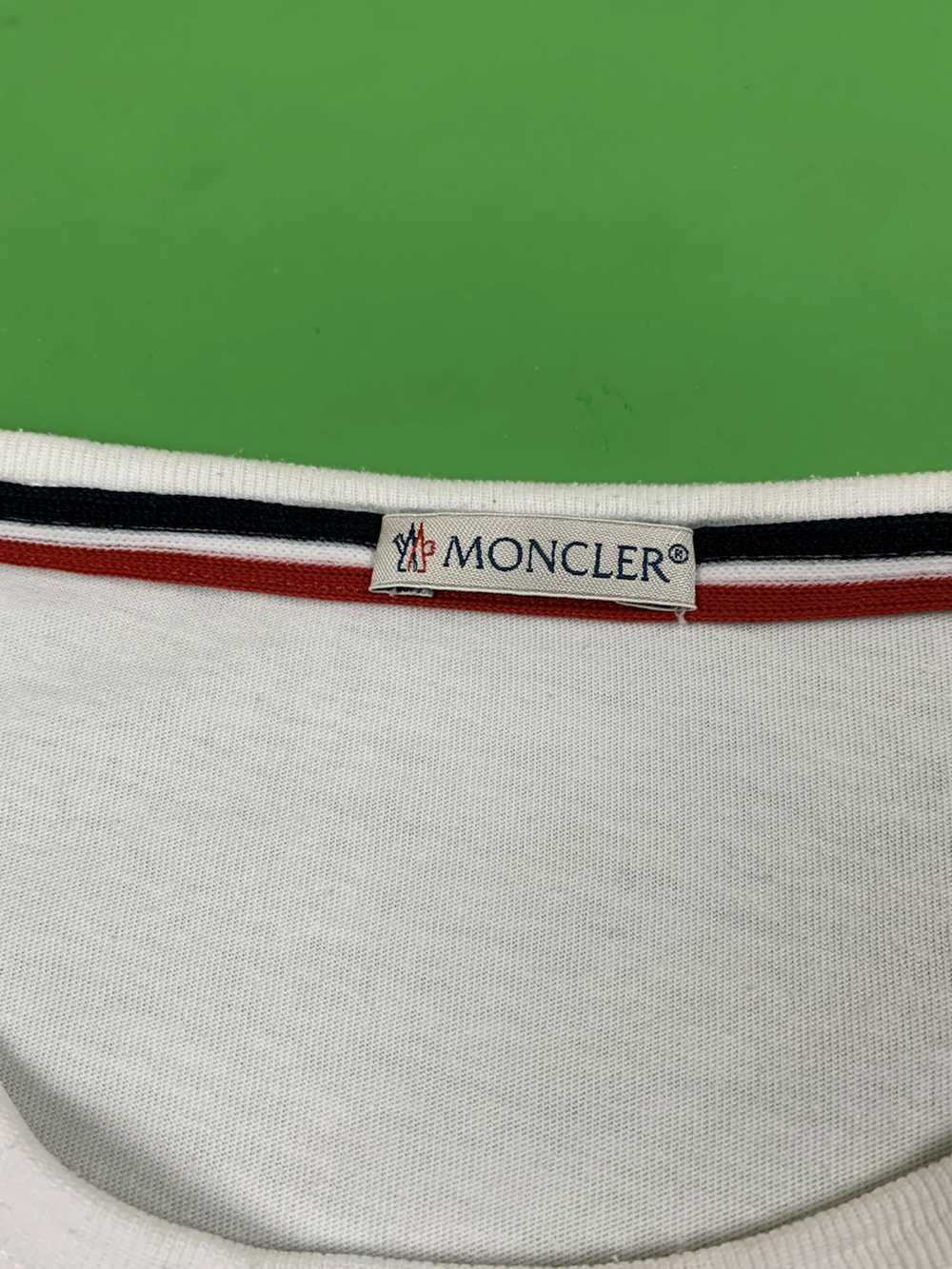 Moncler Moncler Logo Pocket White Cotton Maglia T… - image 6