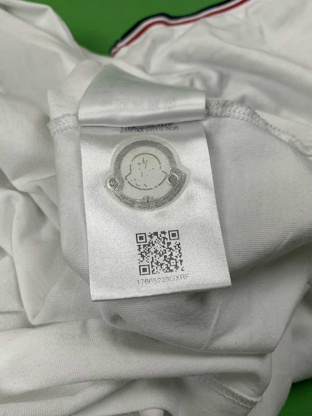 Moncler Moncler Logo Pocket White Cotton Maglia T… - image 9