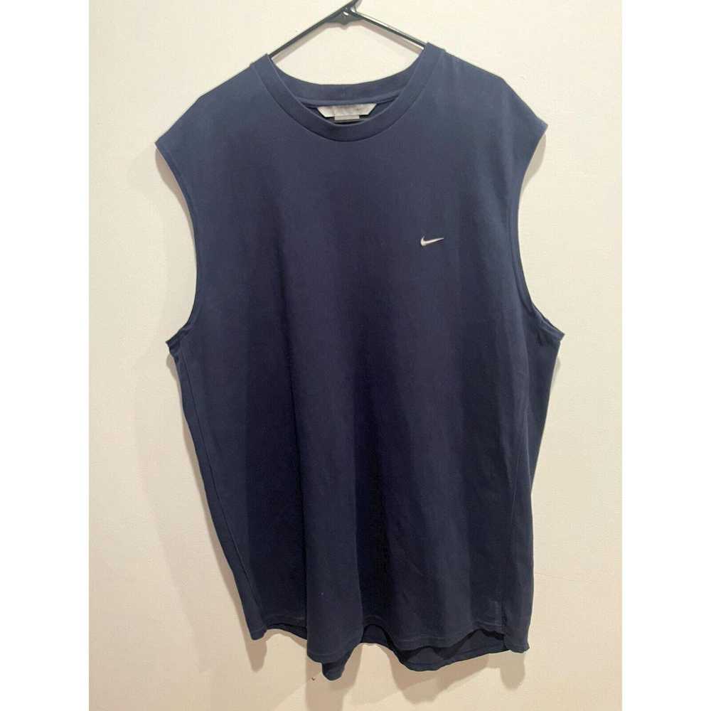 Nike Vintage Nike Small Swoosh Micro Check Logo T… - image 1