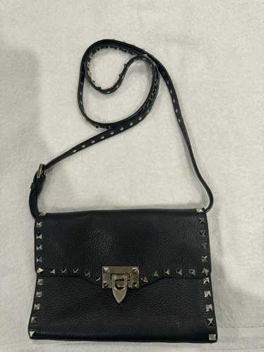 Valentino Leather Rockstud Crossbody Bag