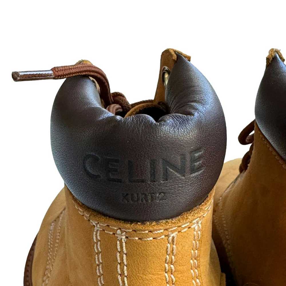 Celine CELINE Kurt 2 Lace-Up High Top Nubuck Calf… - image 4
