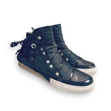 靴 00s marithe francois girbaud Marithé Francois Girbaud Metal Silver Opened Shoes 2000's