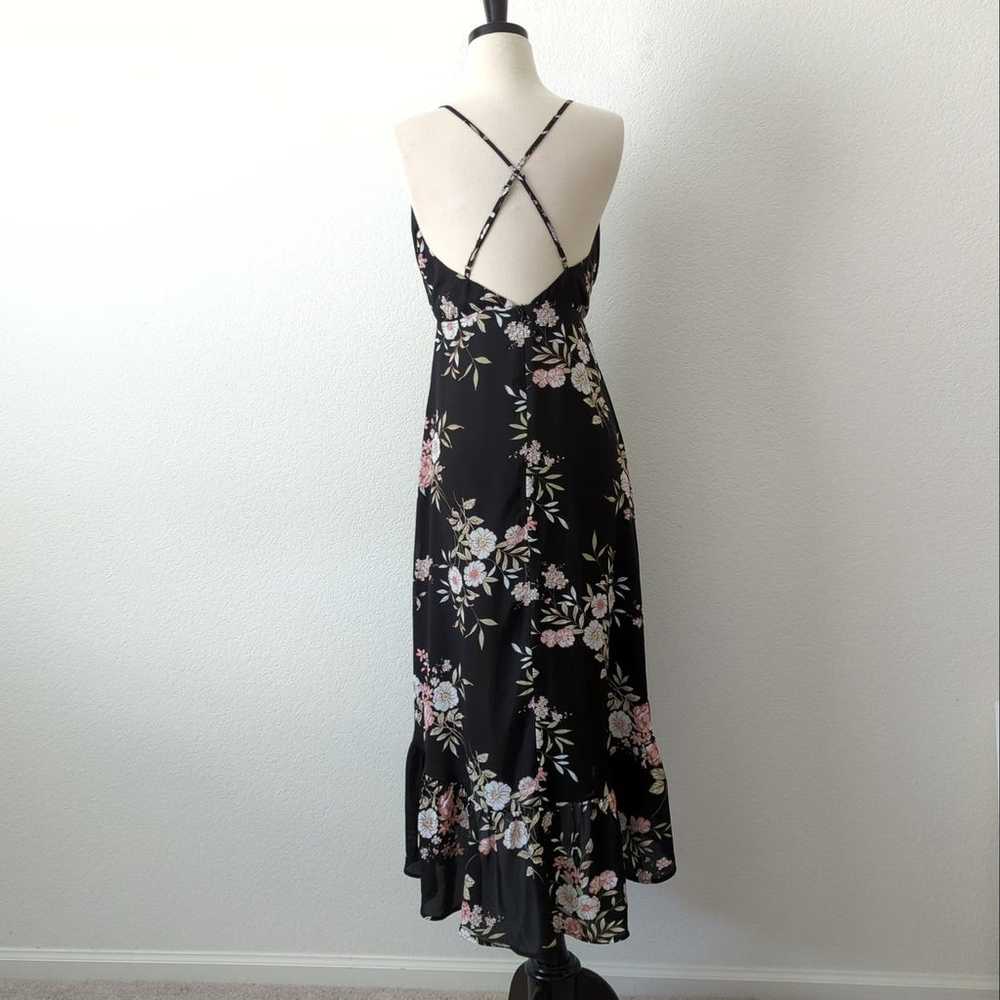Lulus Womens Dress Gild The Lily Black Floral Pri… - image 6