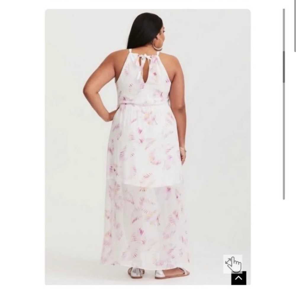 TORRID TROPICAL PRINT MAXI DRESS 2X - image 3