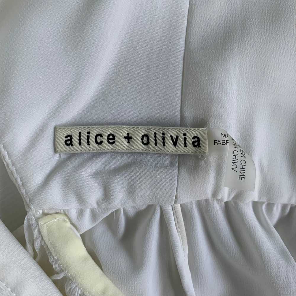 Alice + Olivia Stunning White Cocktail Dress, Siz… - image 6