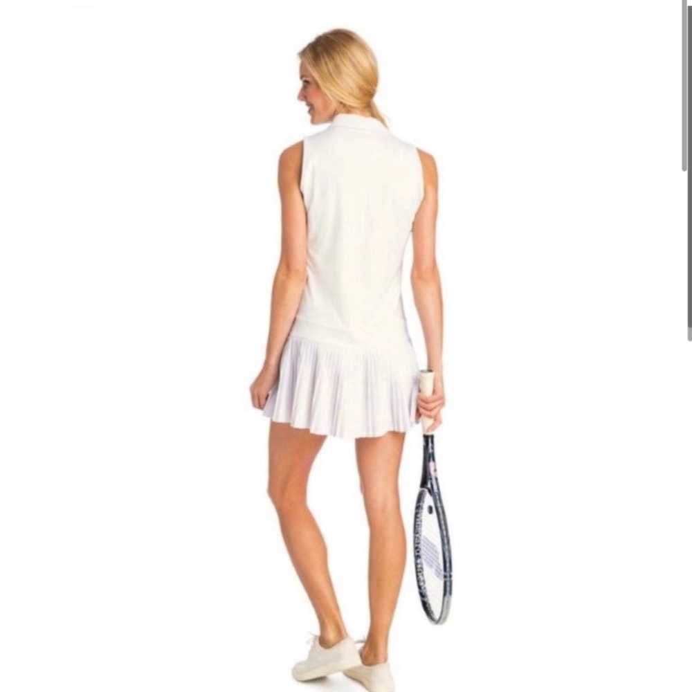 VINEYARD VINES WHITE TENNIS DRESS MEDIUM - image 3