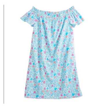 VINEYARD VINES BLUE FLORAL DRESS