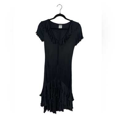 Moschino Black Ruffle Dress
