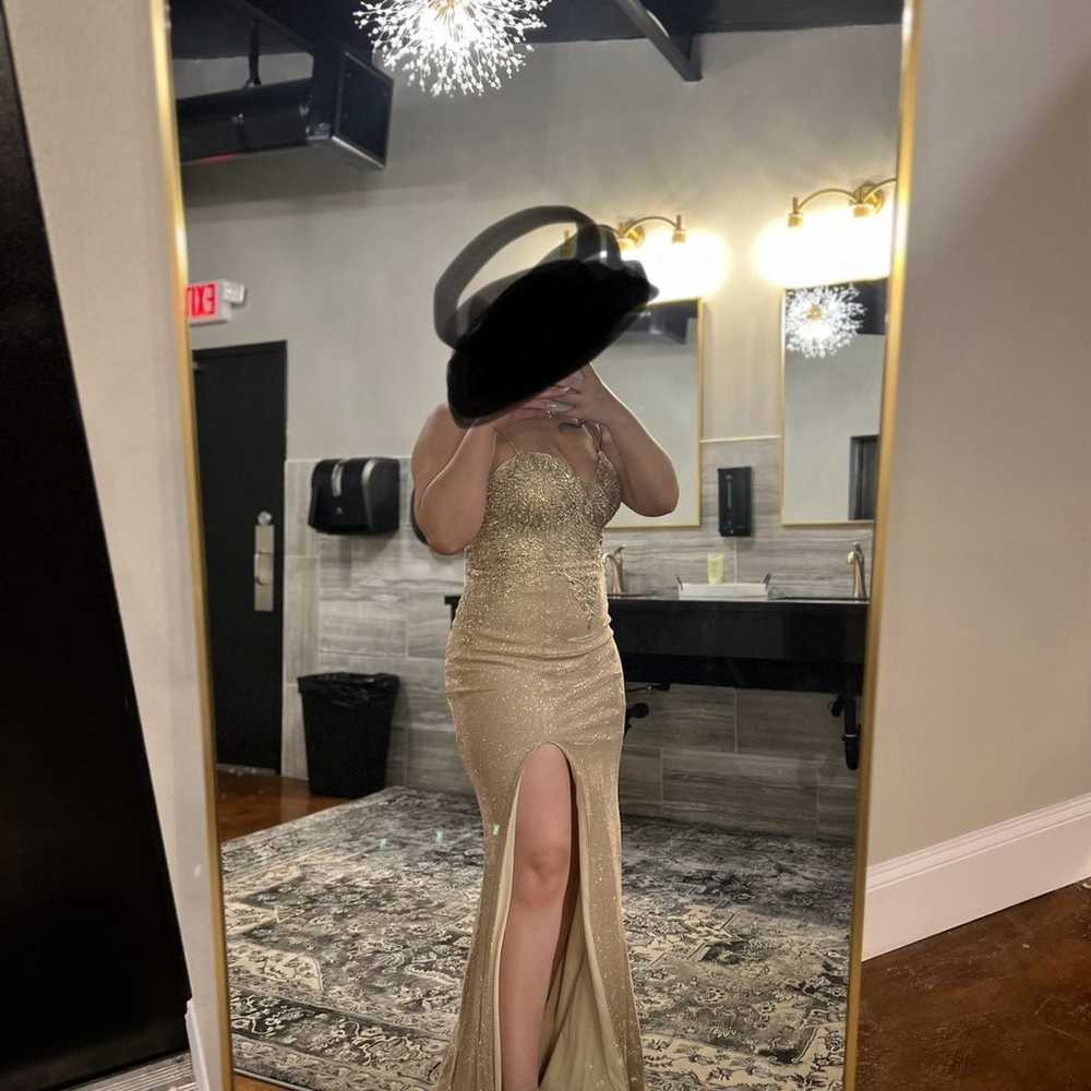 Gold Dress - image 2