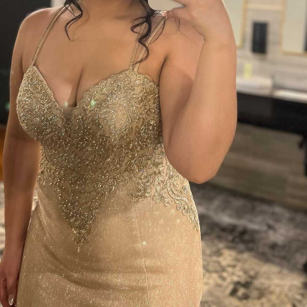 Gold Dress - image 4