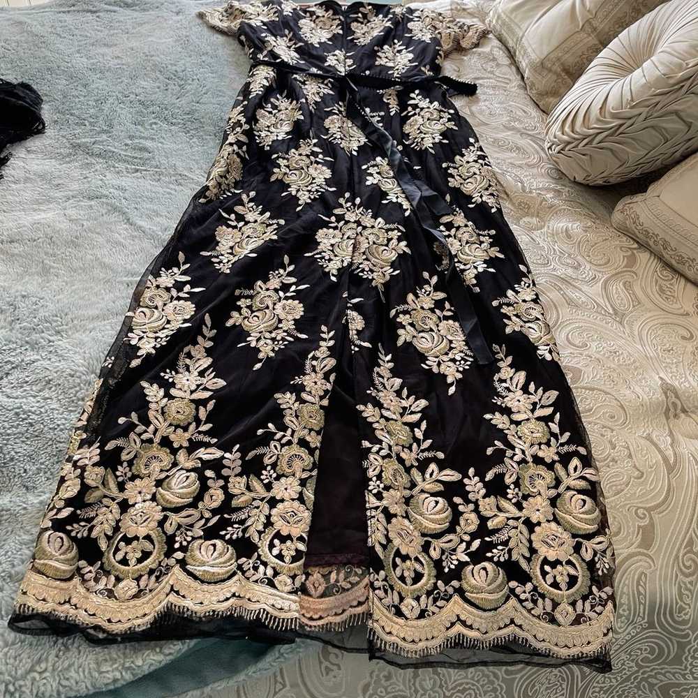 Tahari ASI Cap sleeve women’s evening gown  size … - image 10