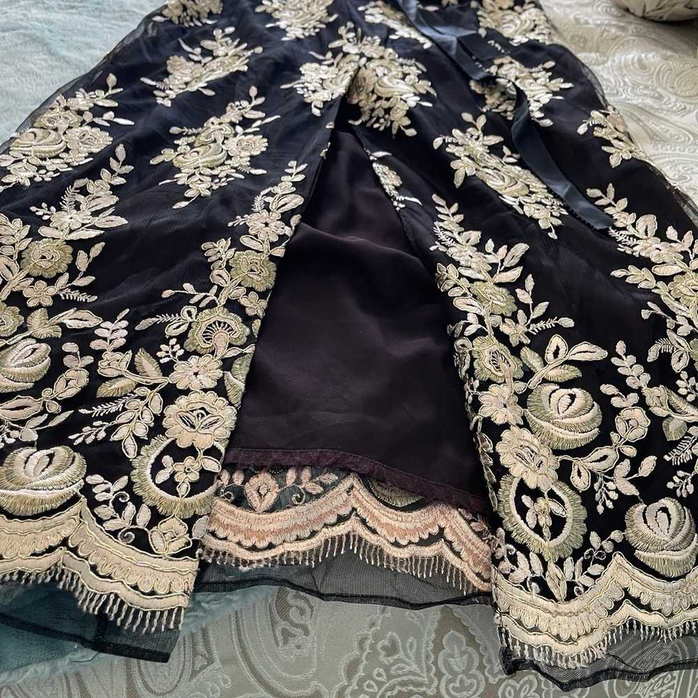 Tahari ASI Cap sleeve women’s evening gown  size … - image 9