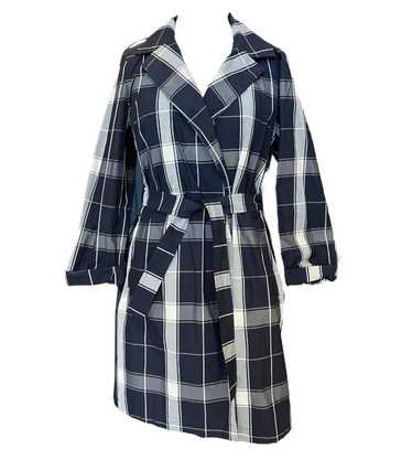 Emme by Marella Navy Check Coat - 12 - image 1