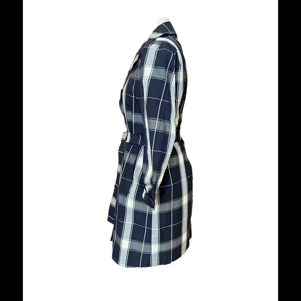 Emme by Marella Navy Check Coat - 12 - image 3