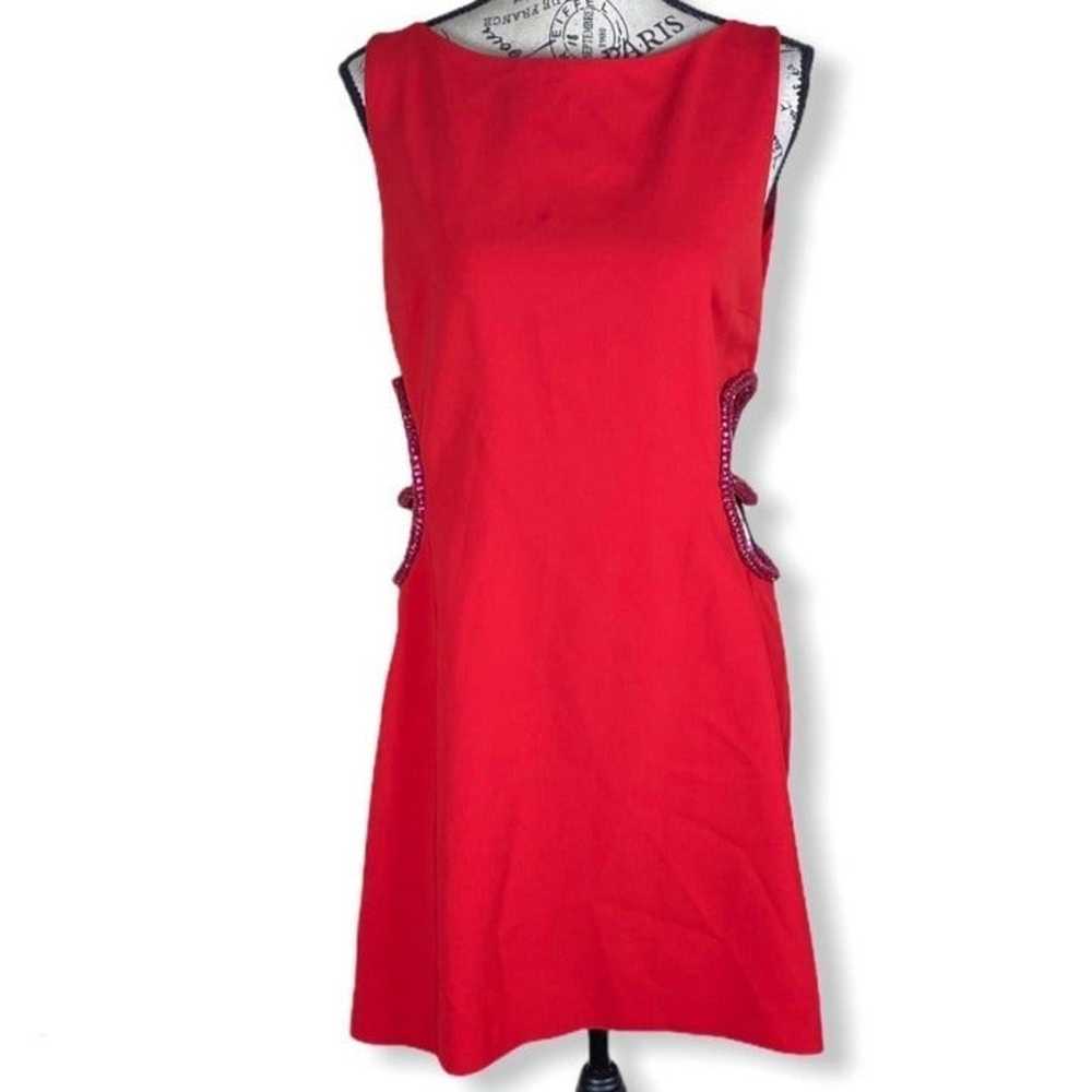 Haney Embellished Cut-Out Mini Dress- 10 - image 2