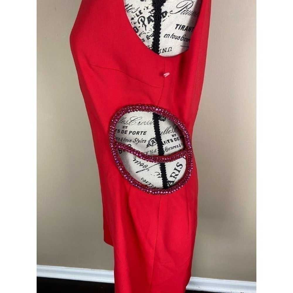 Haney Embellished Cut-Out Mini Dress- 10 - image 5