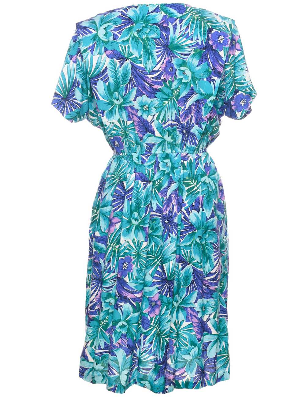 Leafy Print Dress - M - image 2