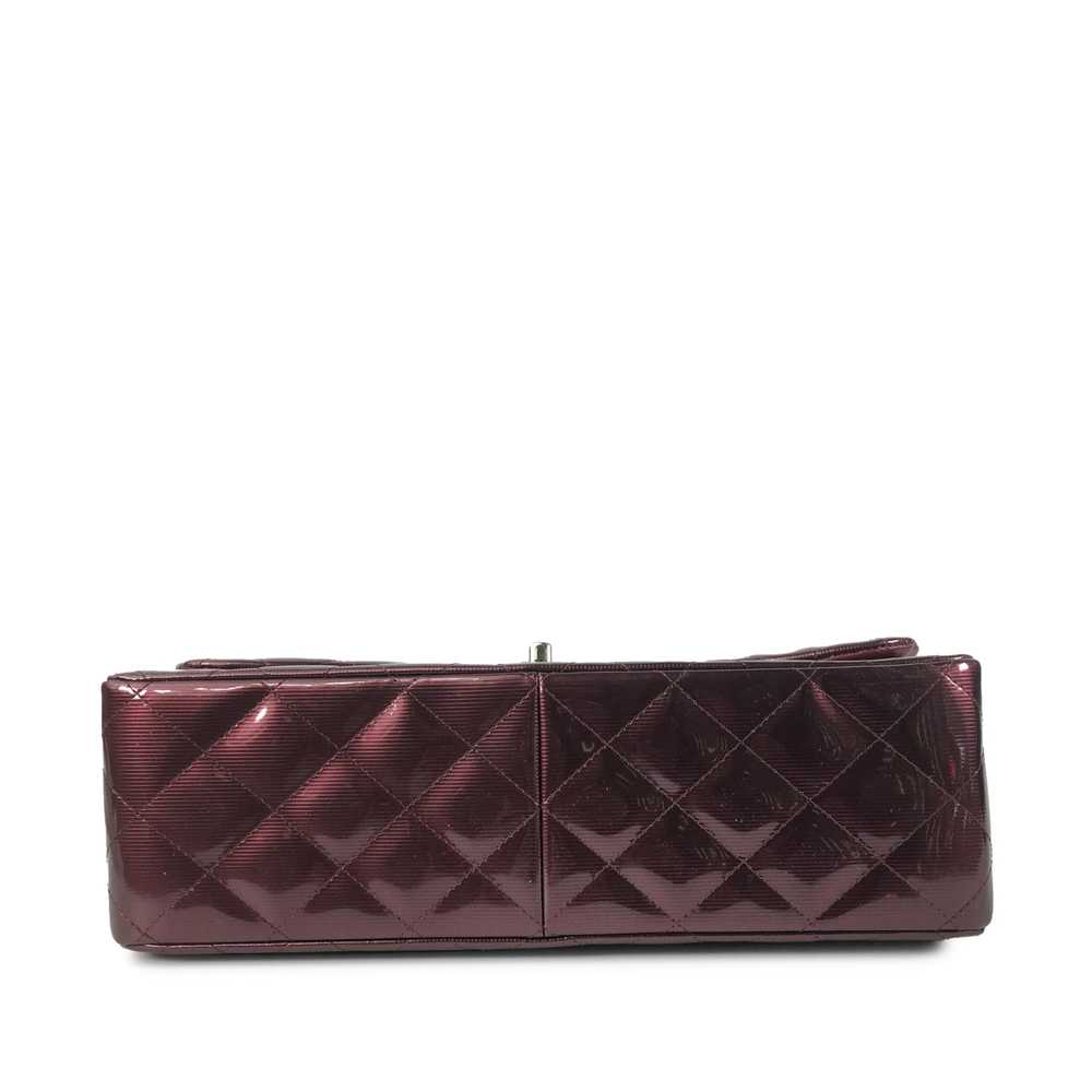 Chanel Chanel Burgundy Patent Leather Jumbo Doubl… - image 5