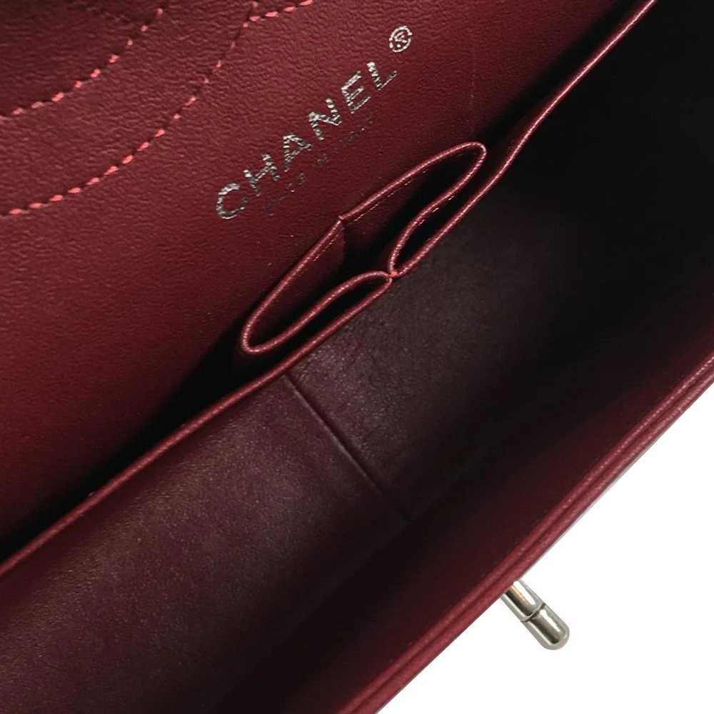 Chanel Chanel Burgundy Patent Leather Jumbo Doubl… - image 8