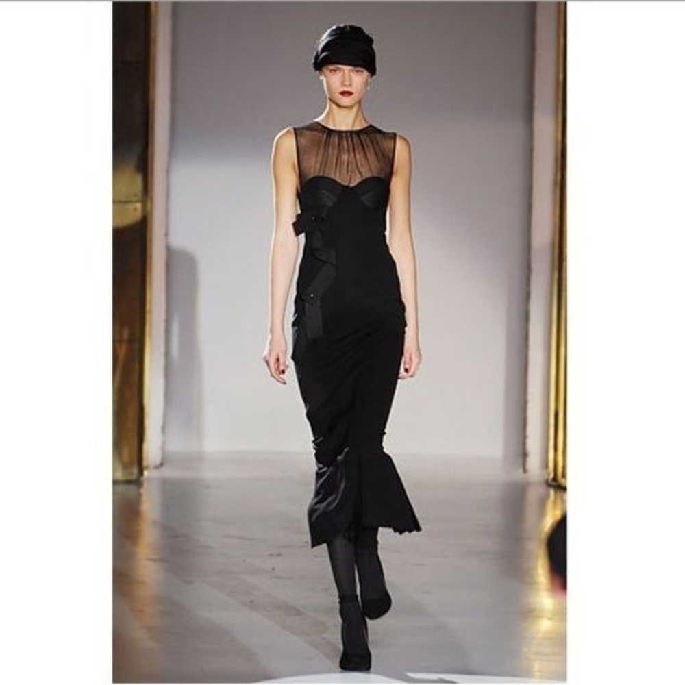 6267 Futuristic Avantgarde Little Black Dress Siz… - image 1