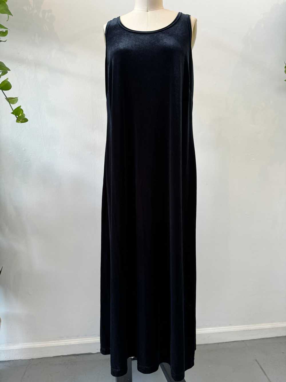 Vintage long velvet dress - image 2
