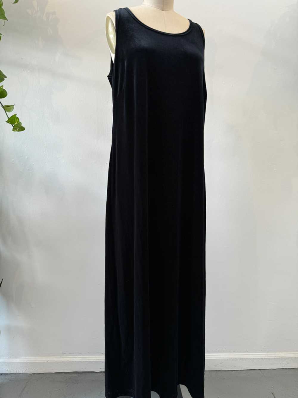 Vintage long velvet dress - image 3